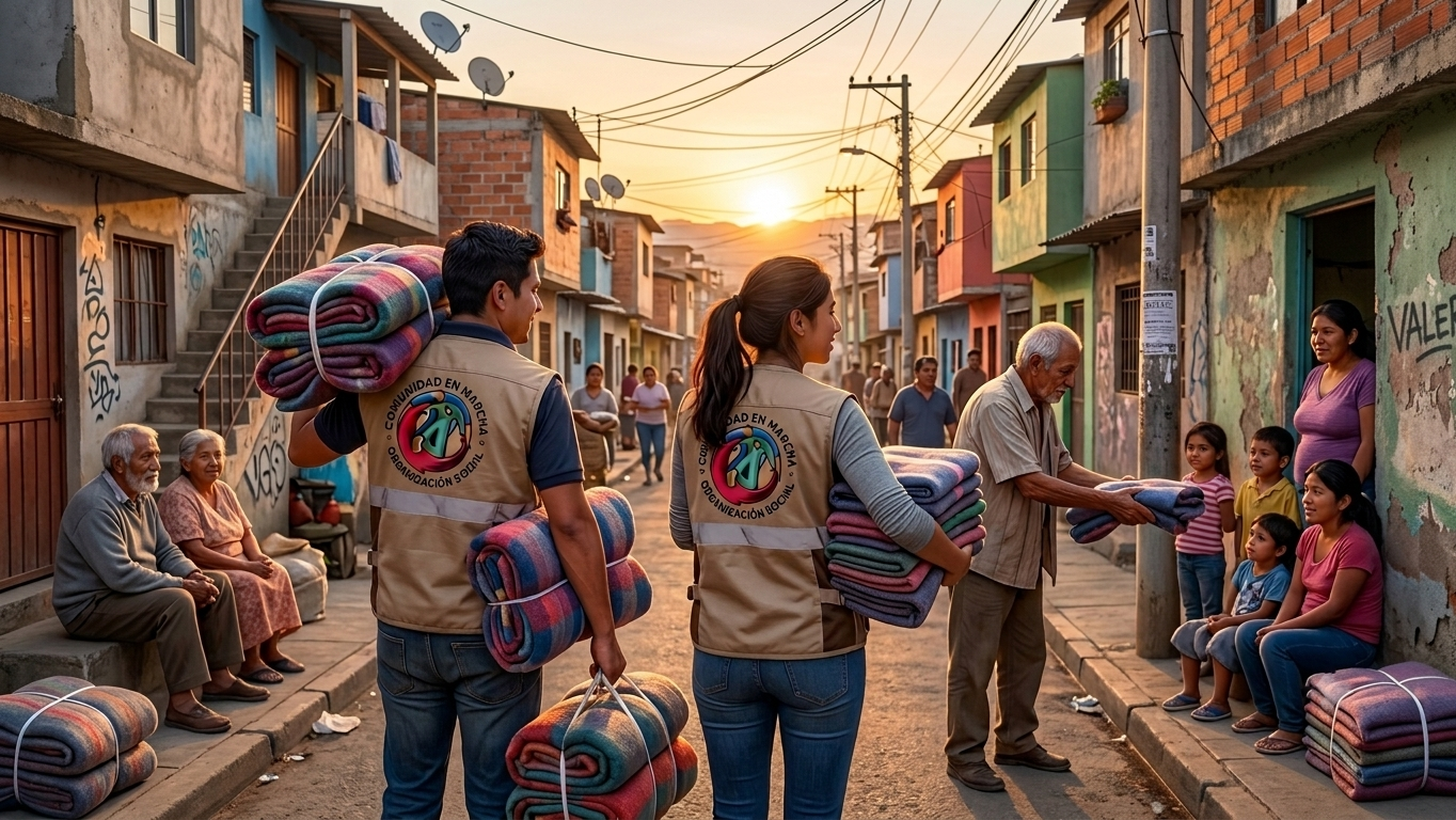 Abrigos y ropa de invierno donados por CREFAYL